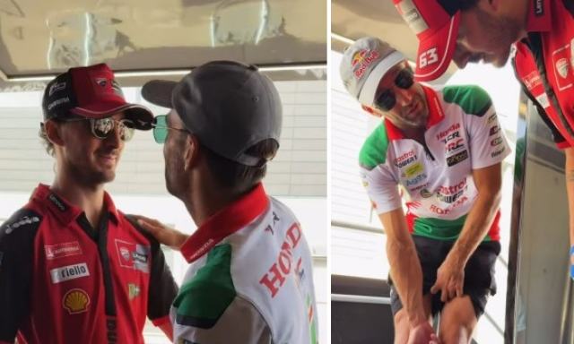 Zarco rientra dall'infortunio, fa il 9° tempo e va da Bagnaia: "Ti volevo ringraziare per la tua umanità"