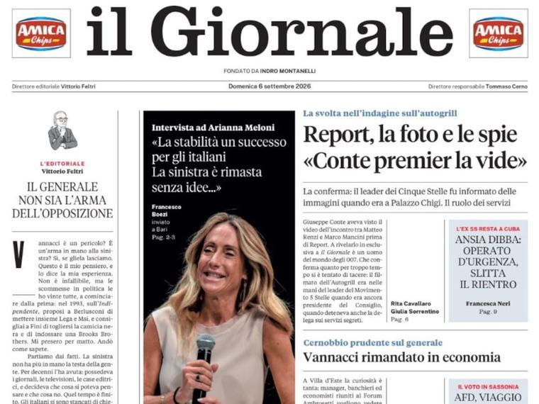 Il caso Report, intervista ad Arianna Meloni, il Gp di Monza