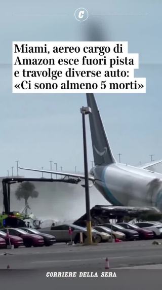 Miami, aereo cargo va fuori pista: ci sono vittime