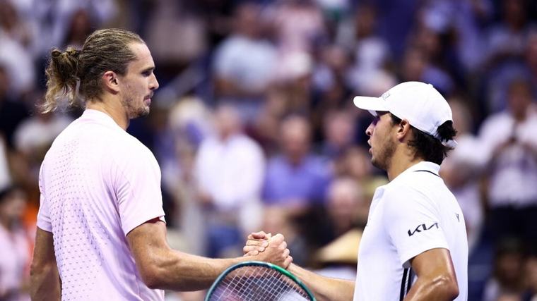 US Open: Darderi lotta ma si arrende a Zverev