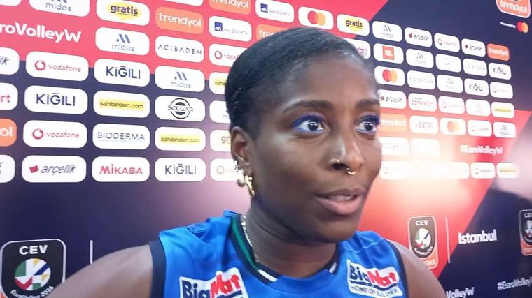 Italia-Polonia 3-1, la soddisfazione di Myriam Sylla: "Con la Turchia ci vorrà l'elmetto"