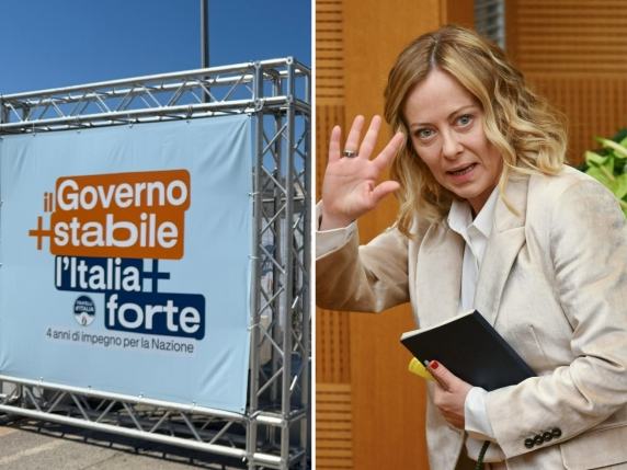 La festa del governo, Meloni a Bari. Il sindaco Leccese: «La tua presenza ci rafforza, oggi tante manifestazioni, è la democrazia»