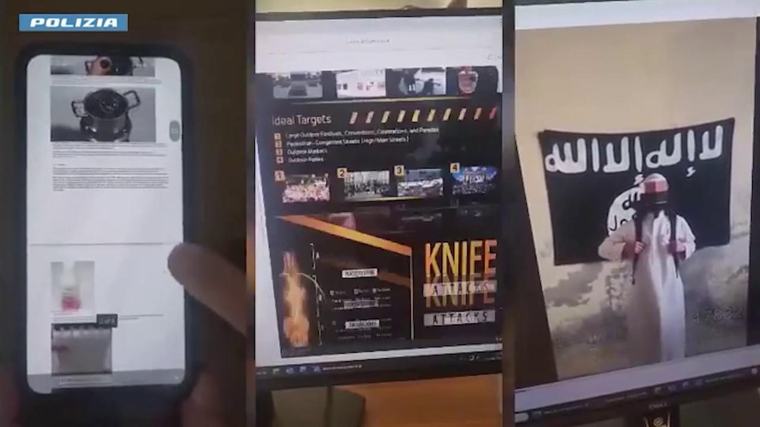Svastiche, propaganda Isis e un assalto animato: i contenuti del 16enne accusato di terrorismo