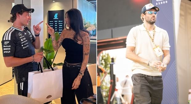 Matteo Berrettini e Penny Gou a Monza per tifare Kimi Antonelli: la prima foto ufficiale. Insieme a loro anche Jannik Sinner