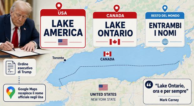 Google, Trump e il Canada alla guerra per il lago Ontario: perché Maps è finito sotto accusa
