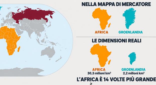 Perché l'Onu vuole cambiare la mappa della Terra; dall'Africa al Cile, tutti gli inganni di Mercatore