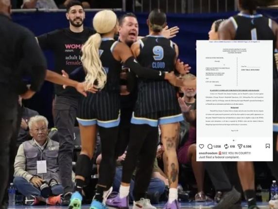 Wnba, Enes Freedom fa causa alle Chicago Sky: «Non mi farò intimidire, sarò sempre dalla parte delle donne»
