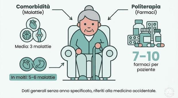 Longevità, quando le malattie diventano troppe: il ruolo del geriatra, ?nuovo? regista della salute