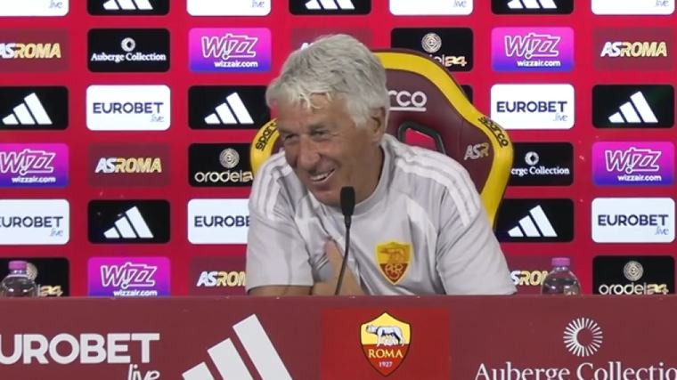 "Io a cena con Totti?": la domanda spiazza Gasperini, che risponde così