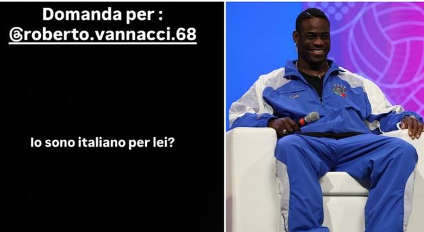 Mario Balotelli sfida Roberto Vannacci: «Generale, io sono italiano per lei?»