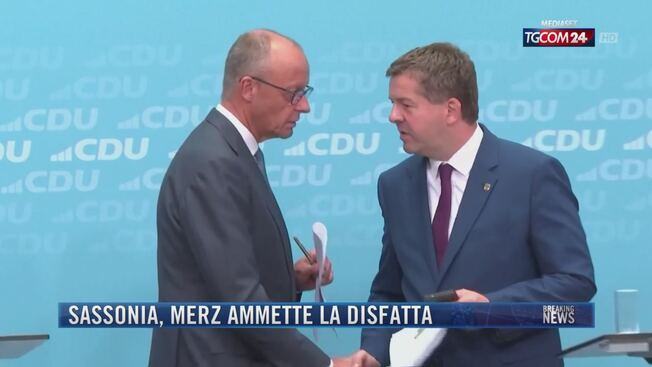 Breaking News delle 21.30 | Sassonia, Merz ammette la disfatta